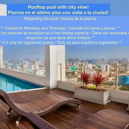 Alu Apartments - Limit With Miraflores Panoramic City View Lima Ngoại thất bức ảnh