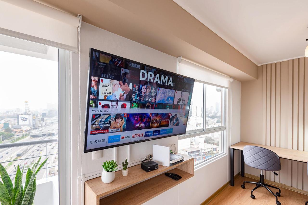 Alu Apartments - Limit With Miraflores Panoramic City View Lima Ngoại thất bức ảnh