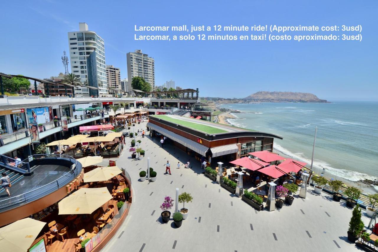 Alu Apartments - Limit With Miraflores Panoramic City View Lima Ngoại thất bức ảnh